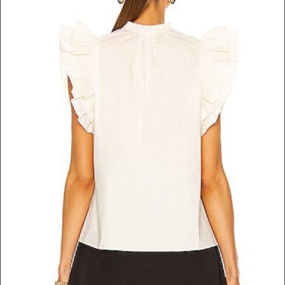 Ulla Johnson | Elena blouse in ivory - Picture 2 of 7